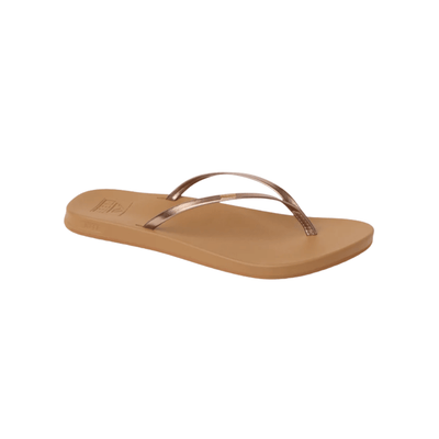 Reef Women's Cushion Slim Flip Flop Sandals – Bronze/Brown 2