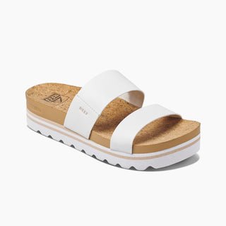 REEF Women's Cushion Vista Hi Cloud Sandal – Vegan Leather Platform 1
