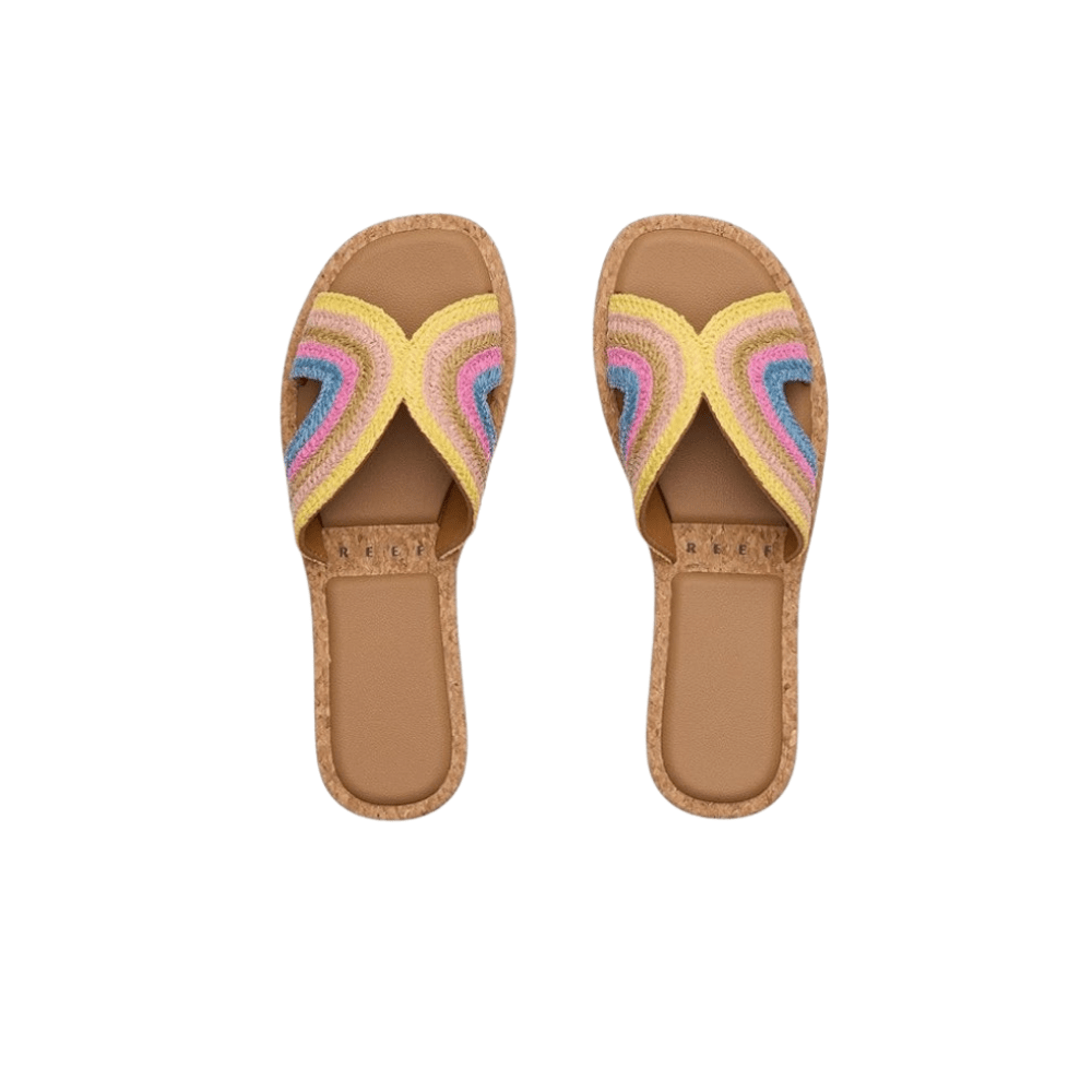 Reef Women's Willow Paisley Woven Slide Sandal - Sunset (CJ8573) 3