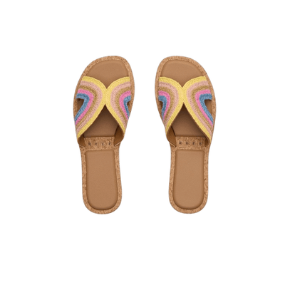 Reef Women's Willow Paisley Woven Slide Sandal - Sunset (CJ8573) 3