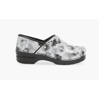 Sanita Inkwell Printed Patent Women’s Clogs – Black 2