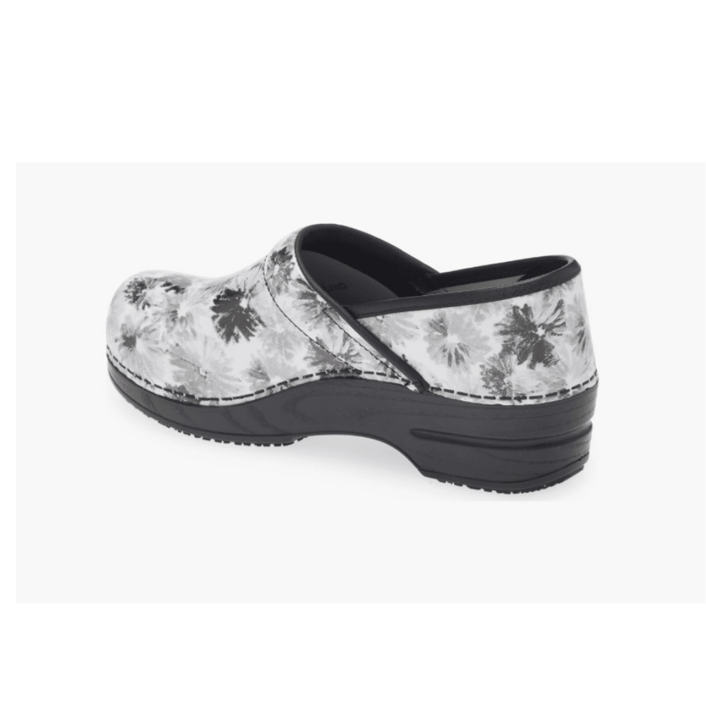 Sanita Inkwell Printed Patent Women’s Clogs – Black 4