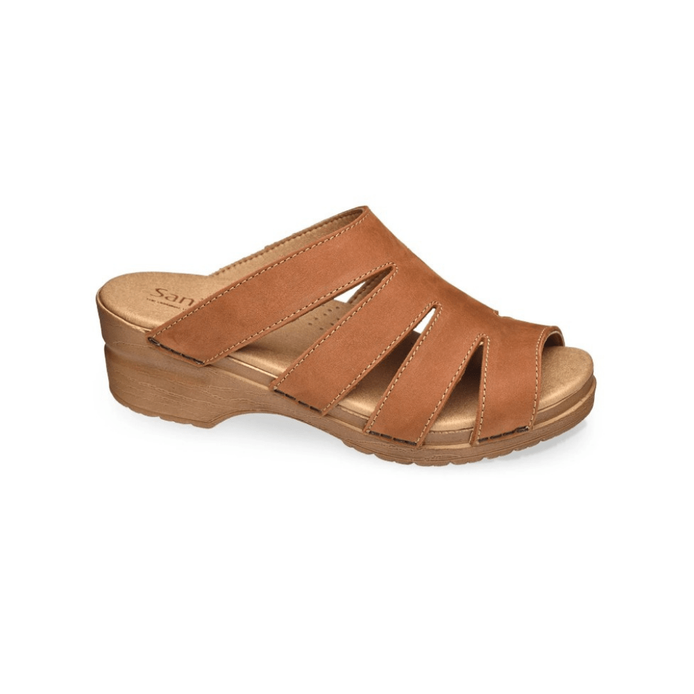 Sanita Monika Women’s Oil Leather Sandals – Chestnut 2