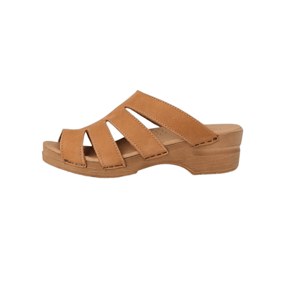 Sanita Monika Women’s Oil Leather Sandals – Chestnut 7