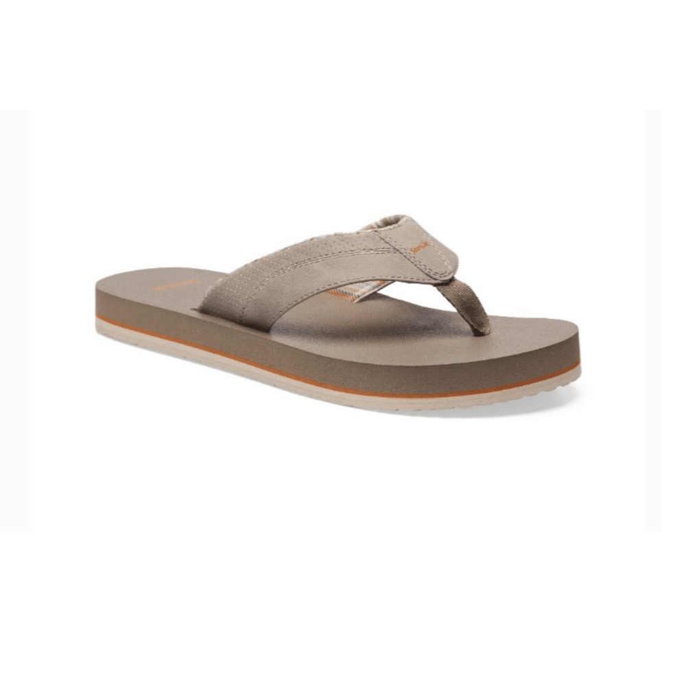 Sanuk Men's Beer Cozy IV Flip Flop - Brindle 1