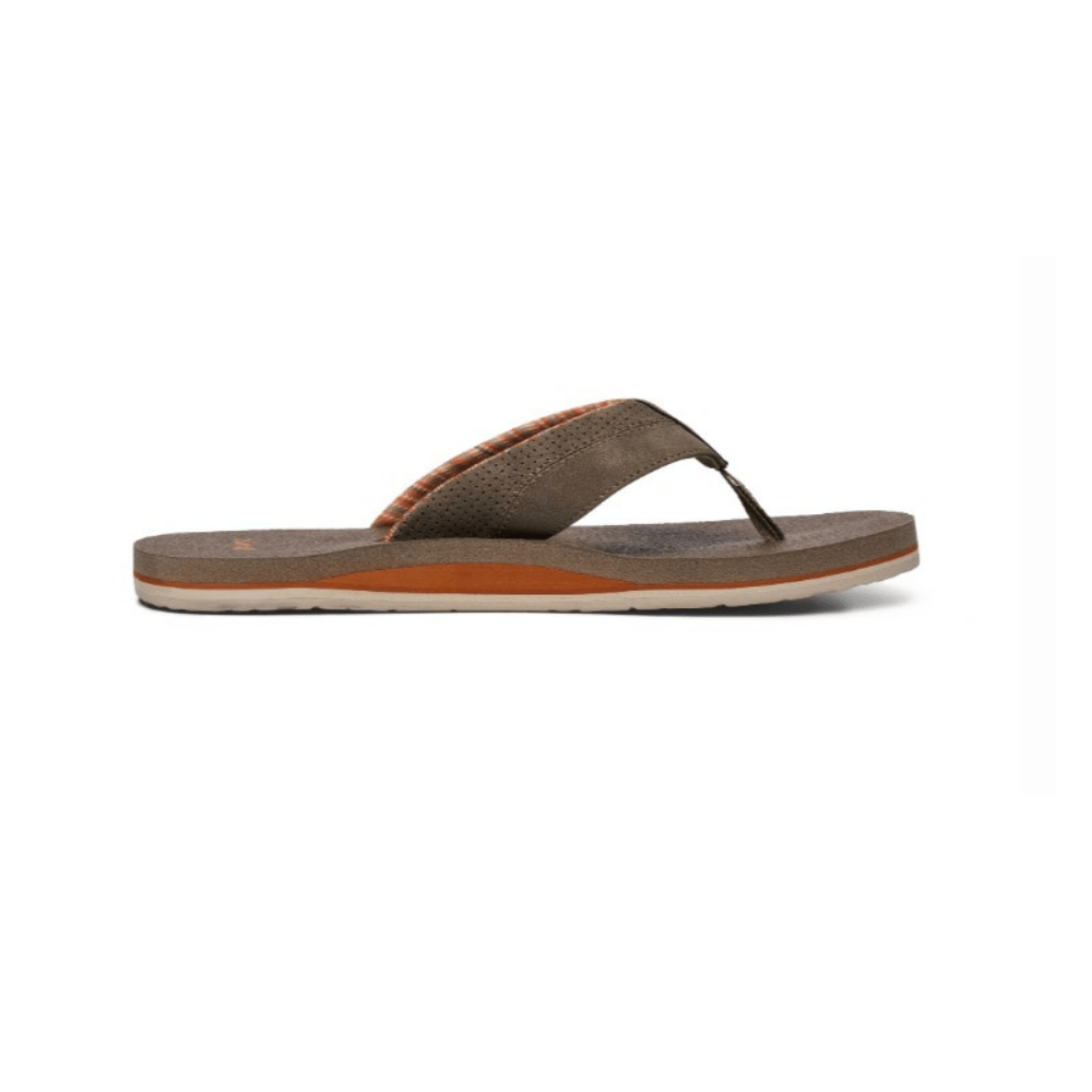 Sanuk Men's Beer Cozy IV Flip Flop - Brindle 2
