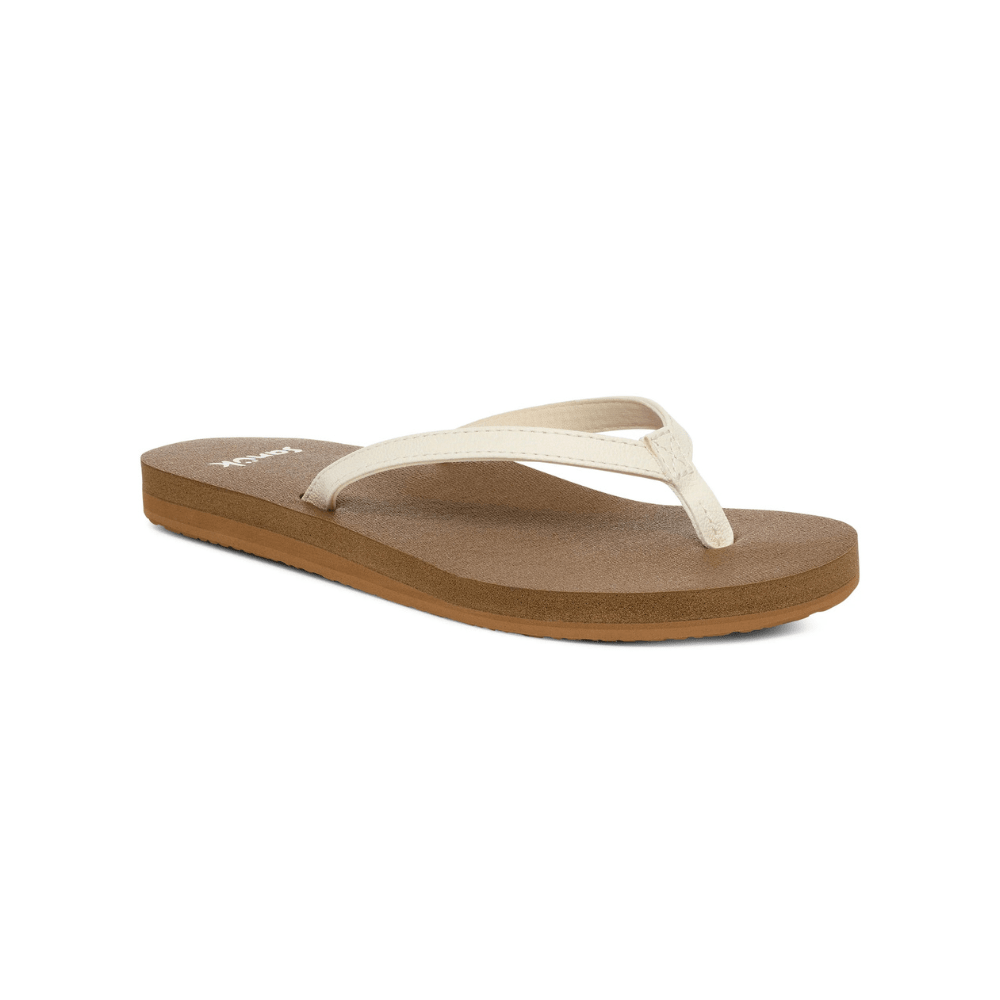 Sanuk Women's Yoga Joy II Flip Flop - White 2