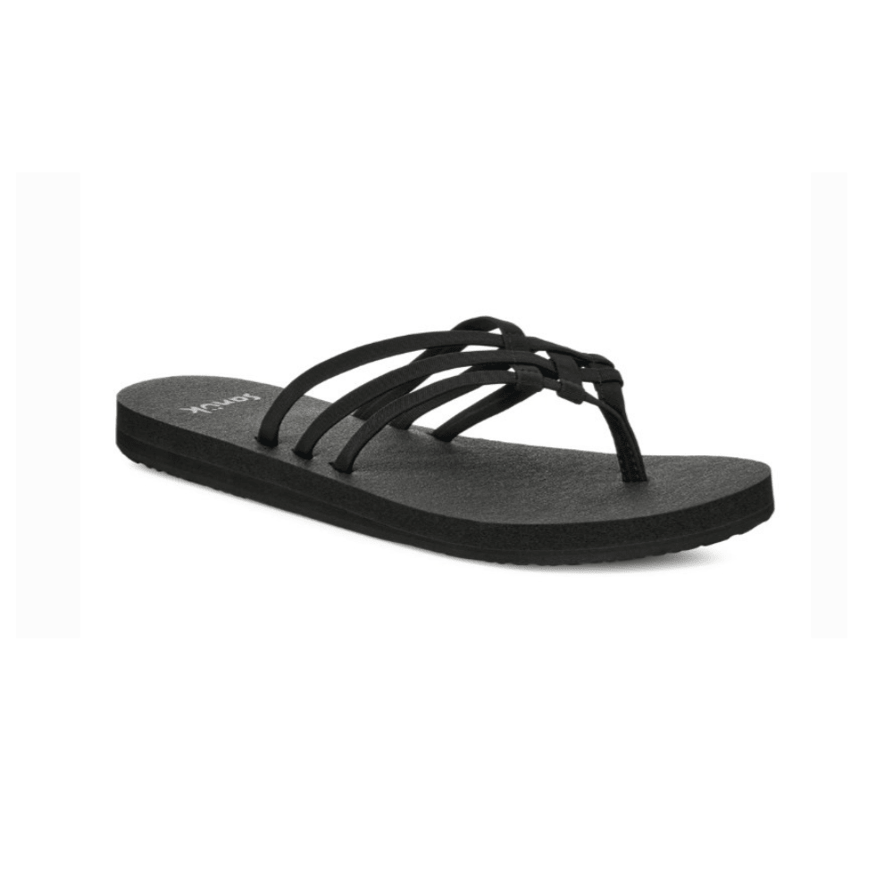 Sanuk Women's Yoga Sandy II Flip Flop - Black 2