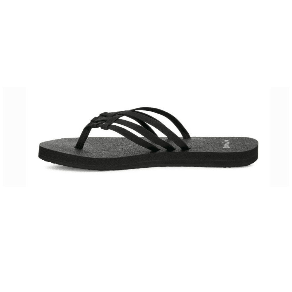 Sanuk Women's Yoga Sandy II Flip Flop - Black 5