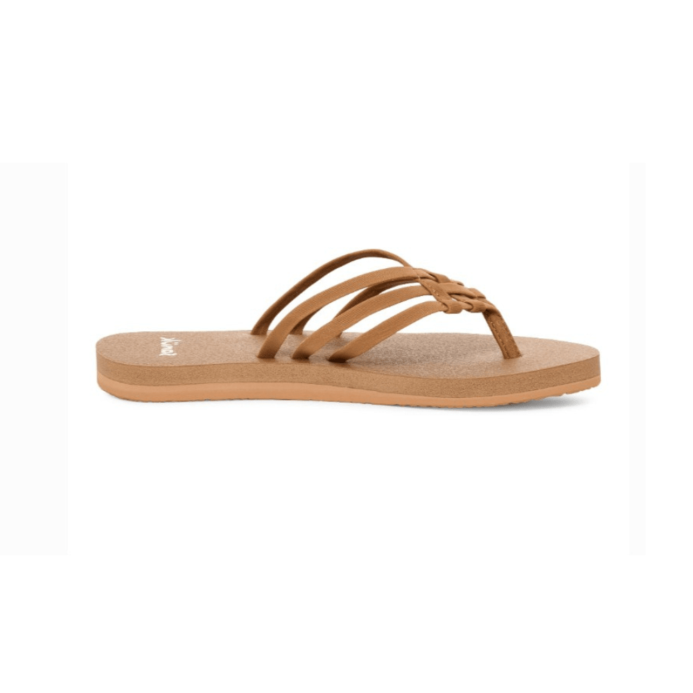 Sanuk Women's Yoga Sandy II Flip Flop - Tobacco Brown 1