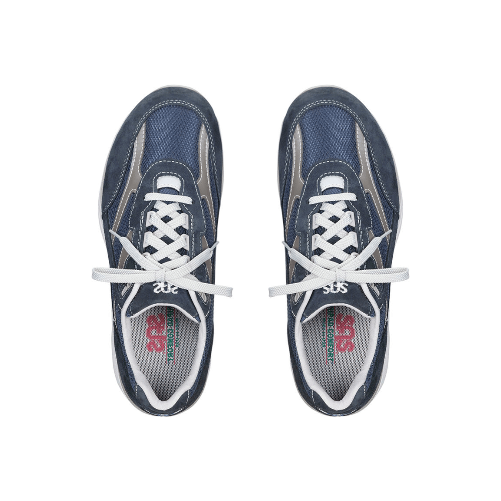 SAS Journey Mesh Men's Lace Up Sneaker, Blue - XXX Wide 4