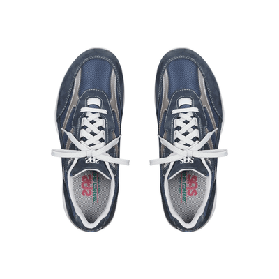 SAS Journey Mesh Men's Lace Up Sneaker, Blue - XXX Wide 4