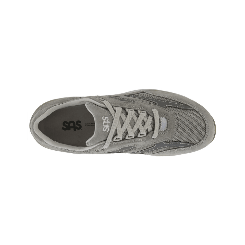 SAS Journey Mesh Men's Lace Up Sneaker, Gray - XXX Wide 5