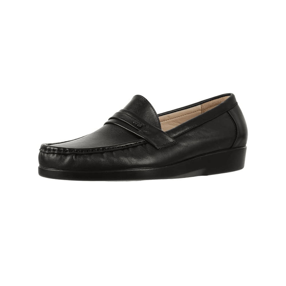 SAS Men's Ace Slip-On Leather Loafer - Black 5