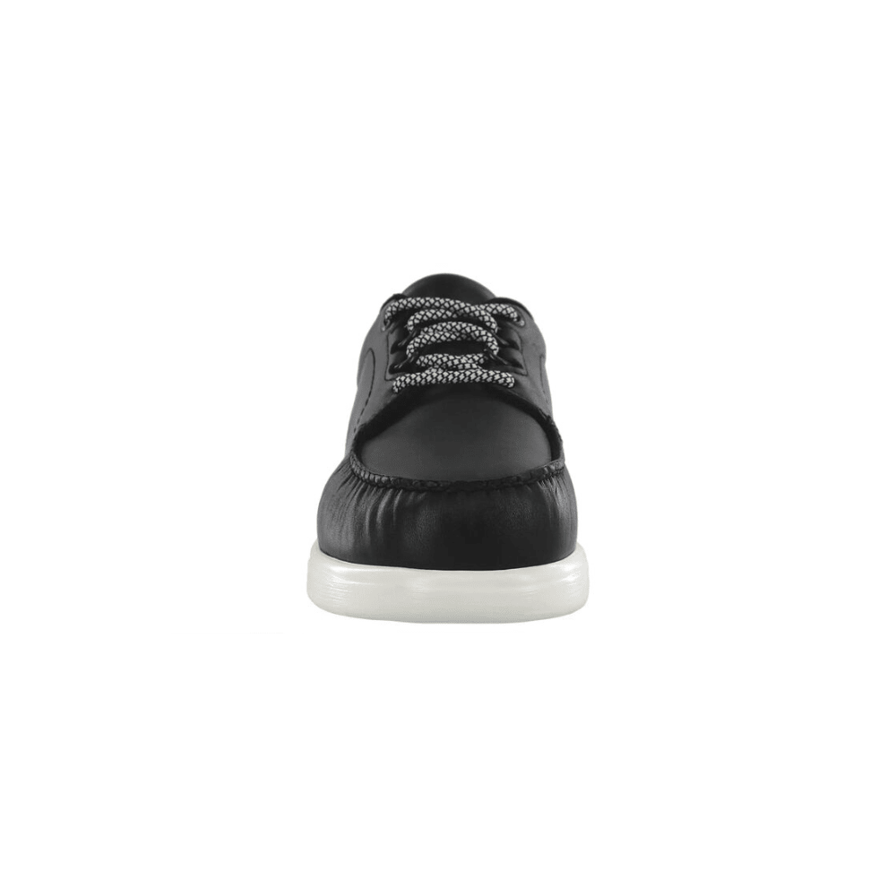 SAS Men's Bout Time LT Leather Lace-Up Shoe - Matte Black 2