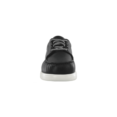 SAS Men's Bout Time LT Leather Lace-Up Shoe - Matte Black 2