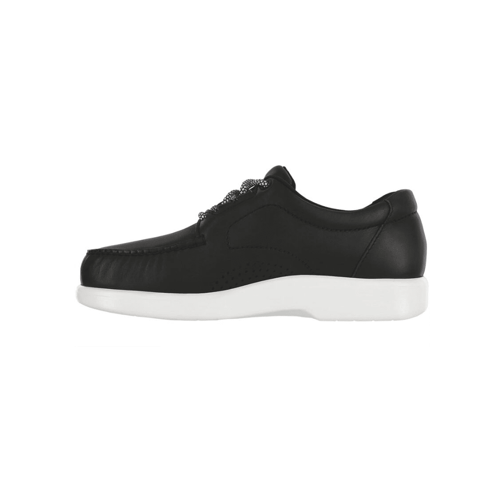 SAS Men's Bout Time LT Leather Lace-Up Shoe - Matte Black 4