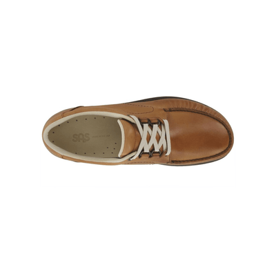 SAS Men's Bout Time Lux Leather Lace-Up Shoe - Hazel 2