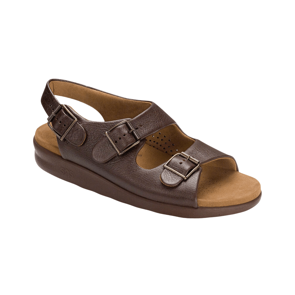 SAS Men's Bravo Heel Strap Sandal - Brown 1