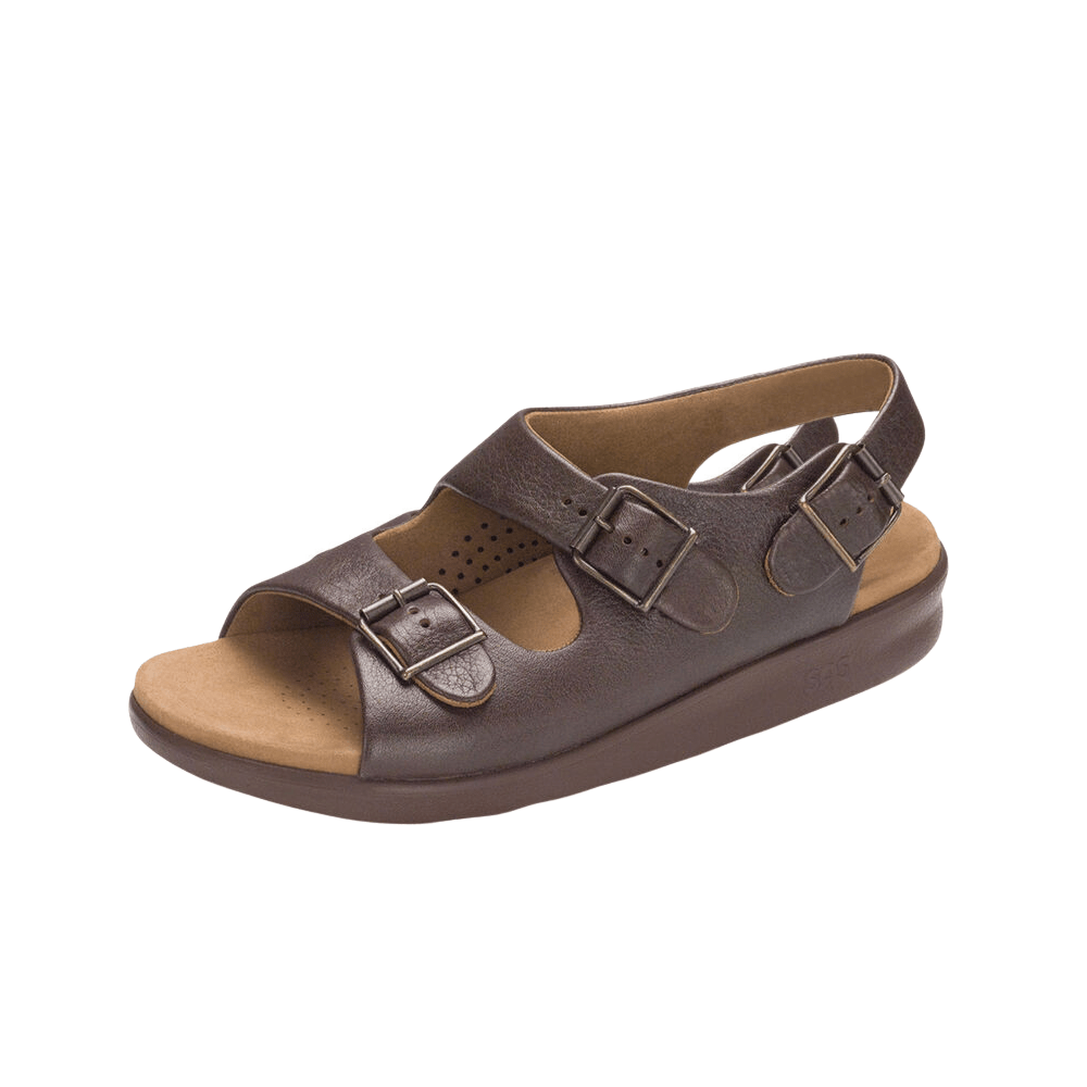 SAS Men's Bravo Heel Strap Sandal - Brown 4
