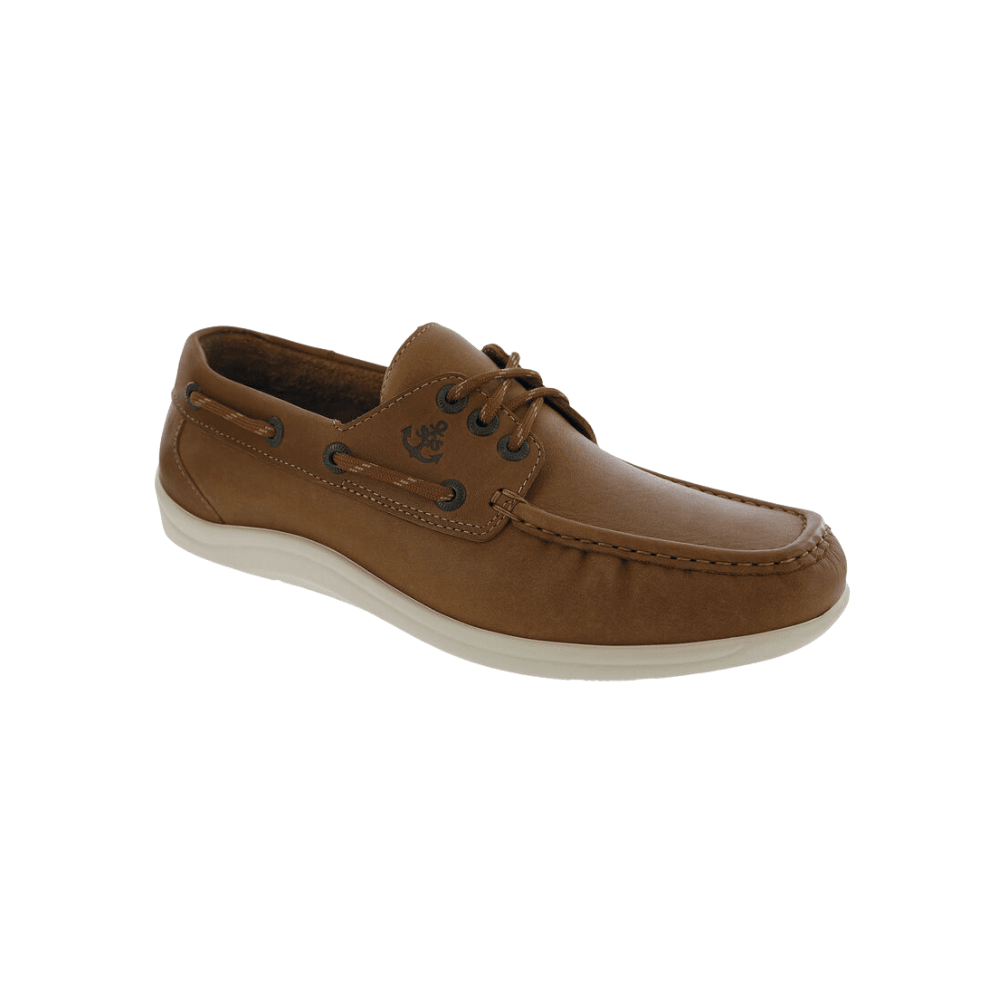 SAS Men's Decksider Lace-Up Boat Shoe - Old Sand 1