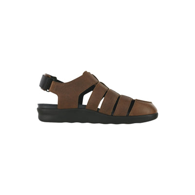 SAS Men's Endeavor Adjustable Fisherman Comfort Sandal - Brown 7