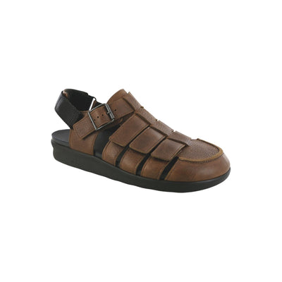 SAS Men's Endeavor Adjustable Fisherman Comfort Sandal - Brown 1