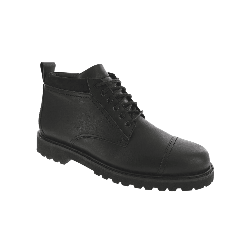 SAS Men's Logger Lace Up Ankle Boot - Matte Black 1