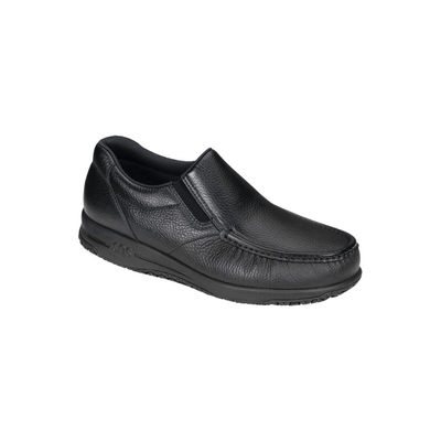 SAS Men's Navigator SR - Leather Slip On Loafer - Black 1