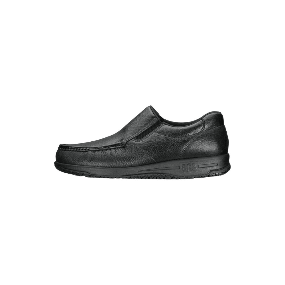 SAS Men's Navigator SR - Leather Slip On Loafer - Black 5