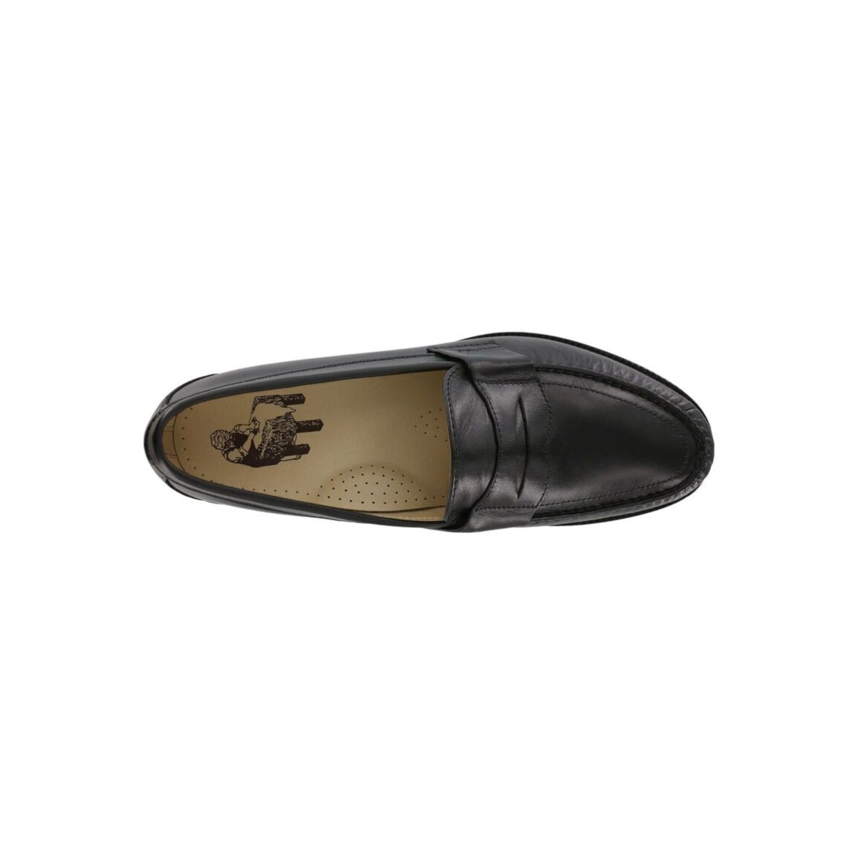 SAS Men's Penny 40th Anniversary Leather Loafers - Black 2