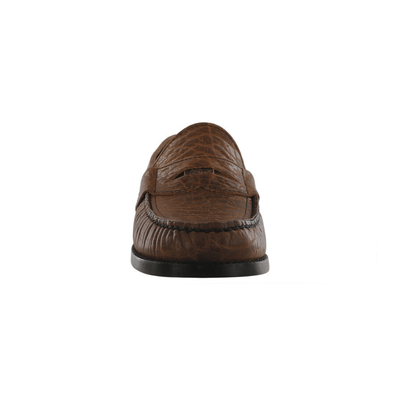 SAS Men's Penny Signature - Leather Slip On Loafer - Brown Bison 3