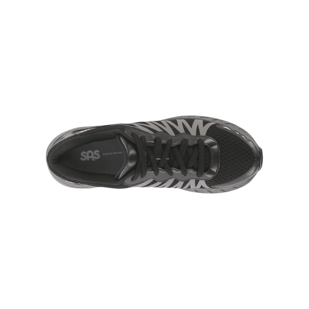 SAS Men's Pursuit Lace Up Sneaker – Black / Gray 3