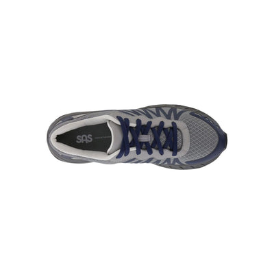 SAS Men's Pursuit Supportive Performance Athletic Sneaker – Gray / Navy 4