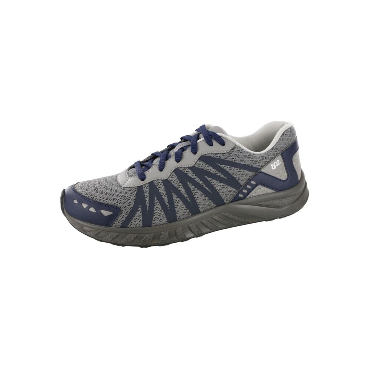SAS Men's Pursuit Supportive Performance Athletic Sneaker – Gray / Navy 3