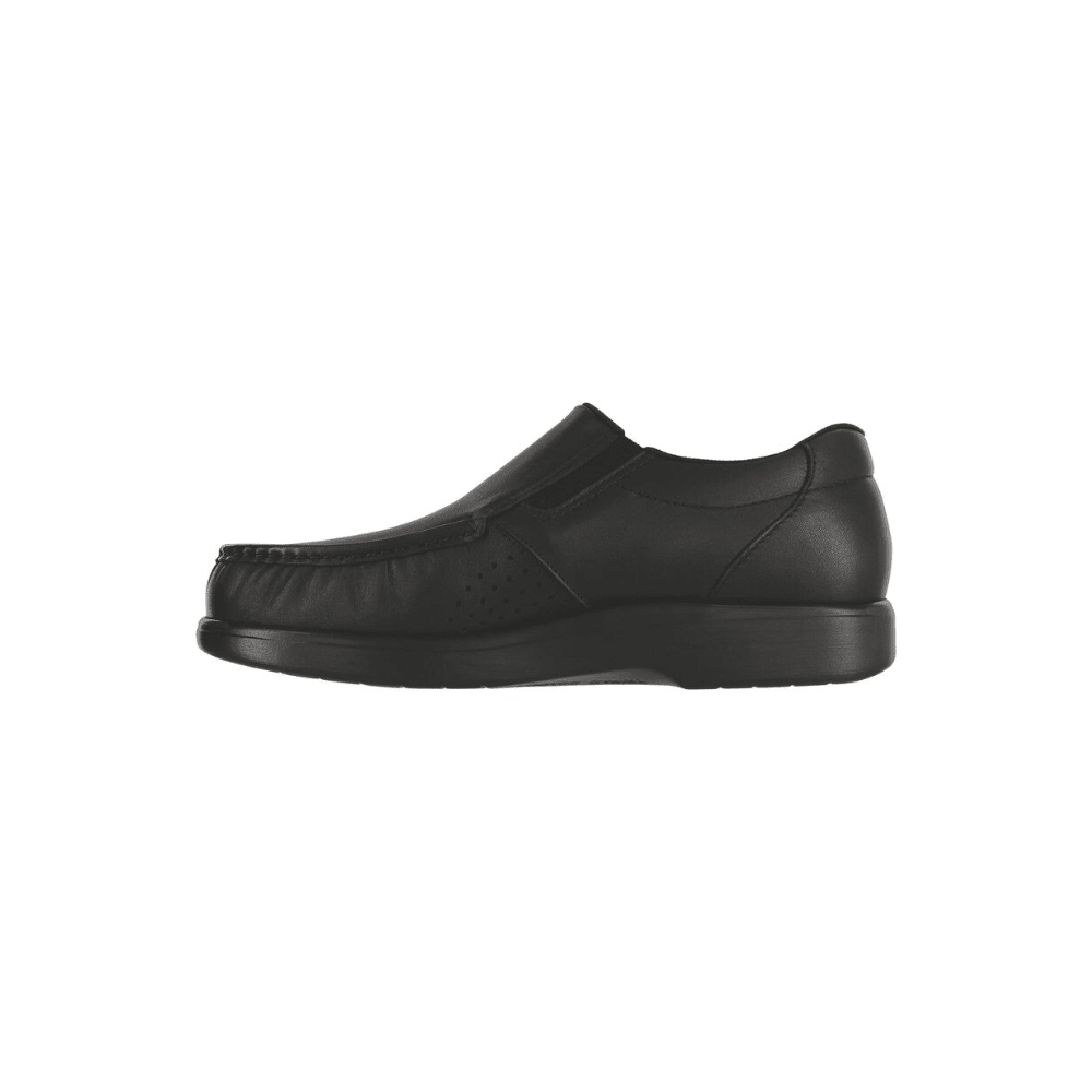 SAS Men's Side Gore - Leather Loafer - Black Smooth 5