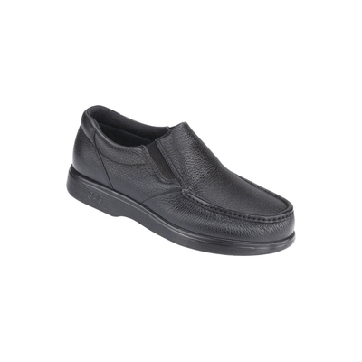 SAS Men's Side Gore - Leather Loafer - Black 1