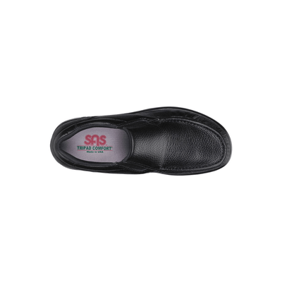 SAS Men's Side Gore - Leather Loafer - Black 2