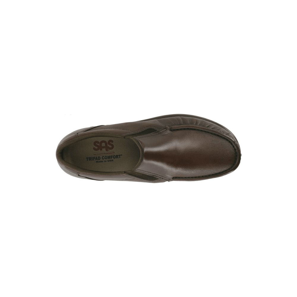 SAS Men's Side Gore - Leather Loafer - Brown 2