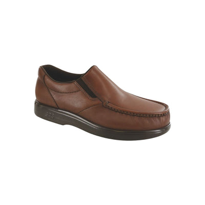 SAS Men’s Side Gore Slip-On Dress Shoes – Antique Tan 1