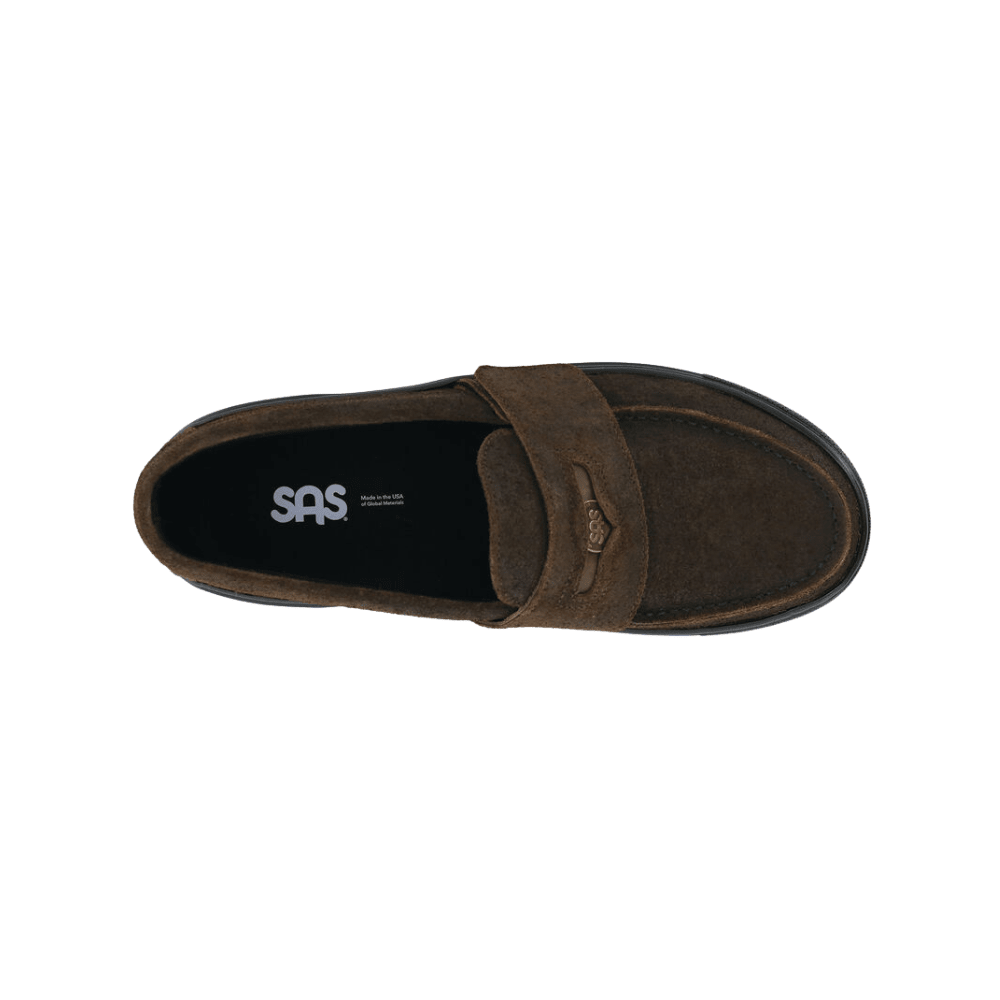 SAS Men's Woodlawn Slip-On Loafer - Mahogany 2