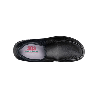 SAS Navigator SR Men's Non Slip Loafer, Black XX Wide 3