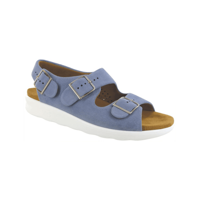 SAS Relaxed Women's Heel Strap Sandal Sky Harbor Leather Comfort 1
