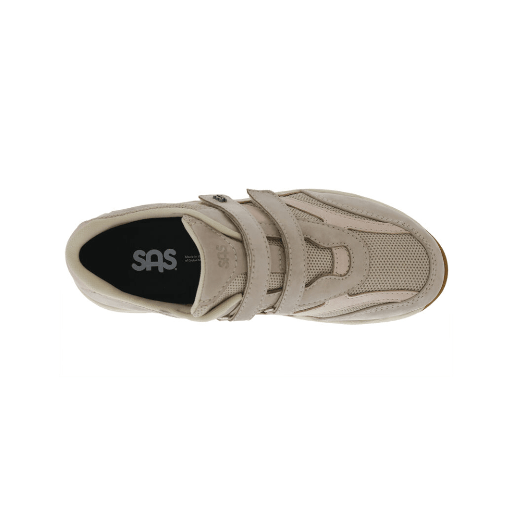 SAS TMV Women's Walking Shoe, Taupe/Pink - XXX Wide 7