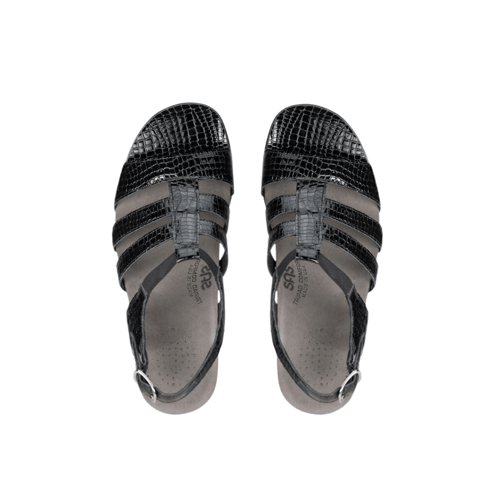 SAS Women's Allegro Sandal - Black Croc 3
