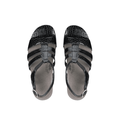 SAS Women's Allegro Sandal - Black Croc 3