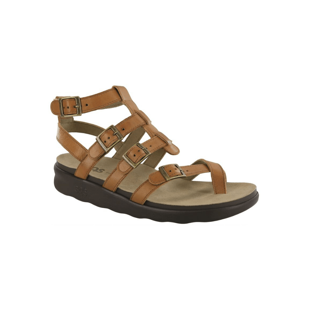 SAS Women’s Aria Sandal Ergonomic Comfort Gladiator - Hazel 1