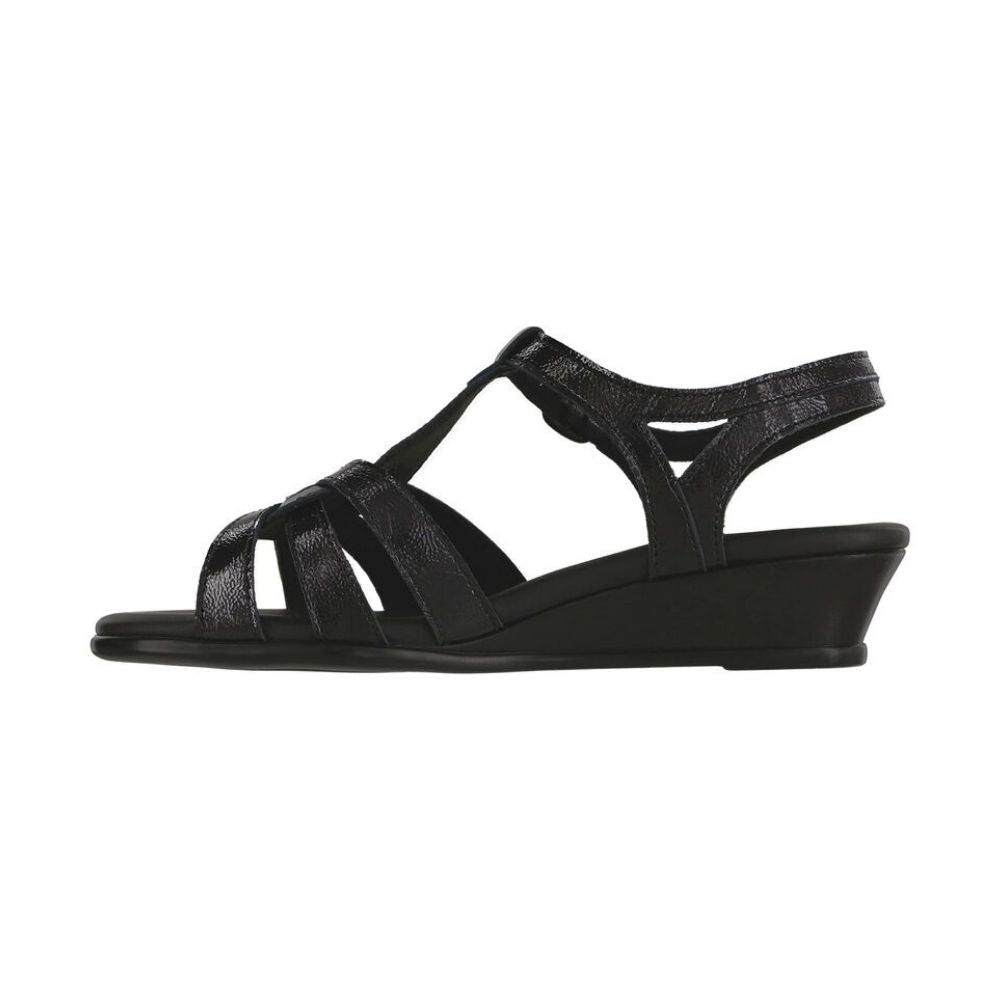 SAS Women’s Aurora Adjustable Sandal – Carbon 5