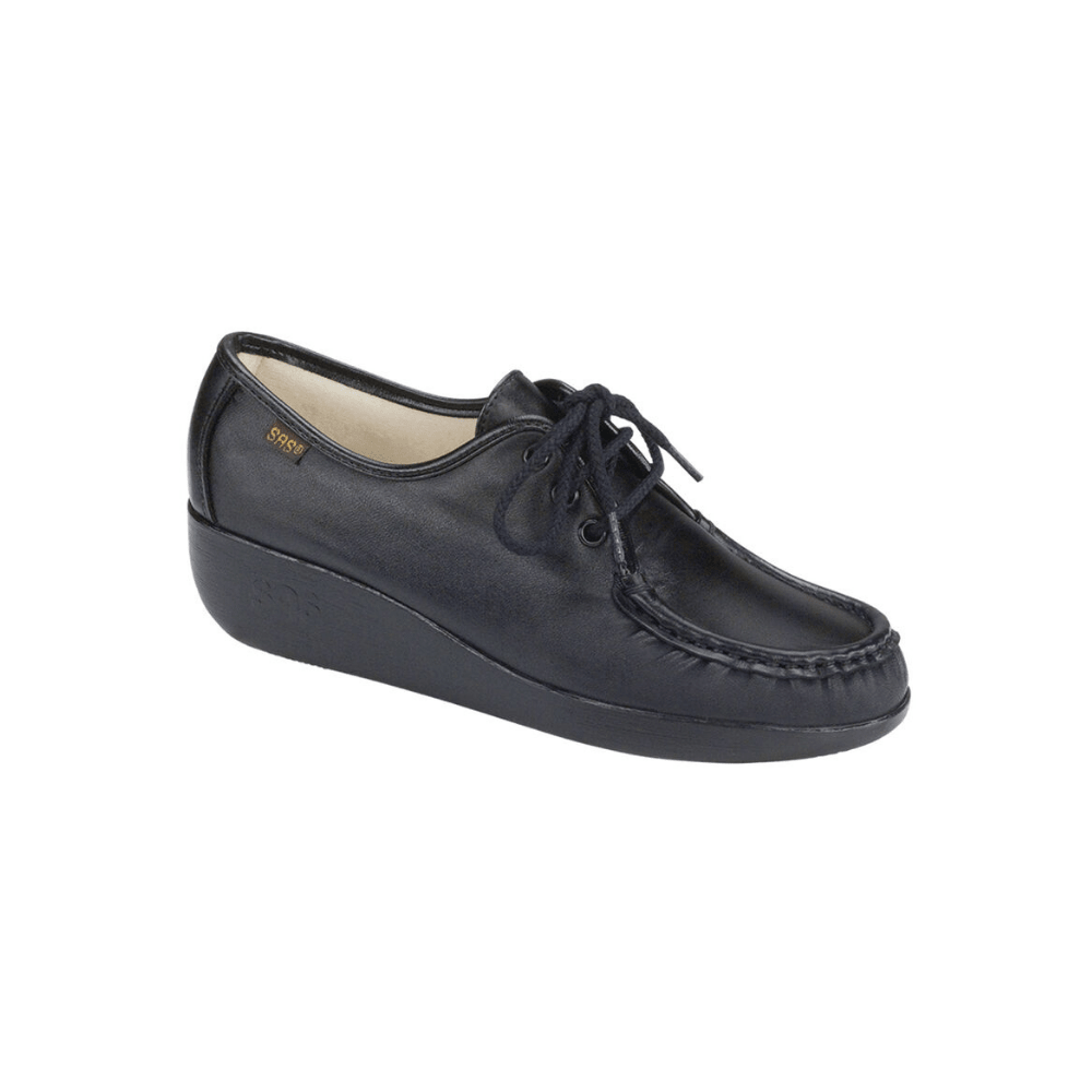 SAS Women's Bounce Leather Walking Shoe - Black 1