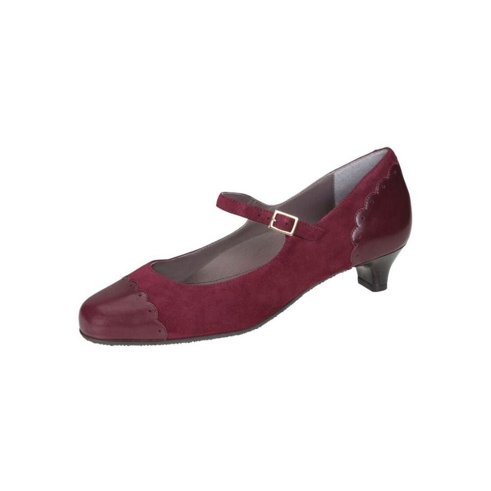 SAS Women's Cate Comfort Mary Jane Pumps - Bordo 5
